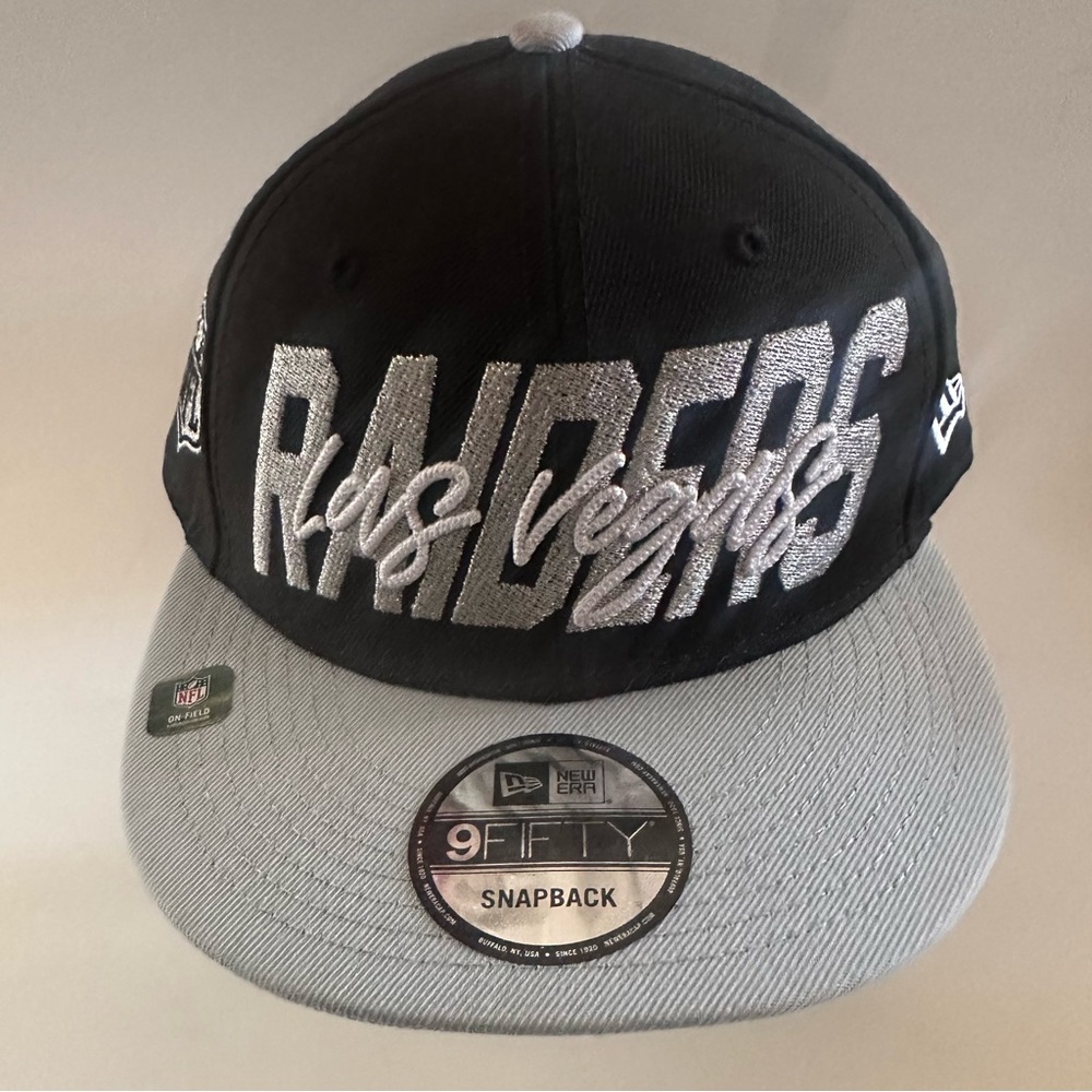 Las Vegas Raiders New Era 2022 NFL Draft 9FIFTY Snapback Adjustable Men’s Hat